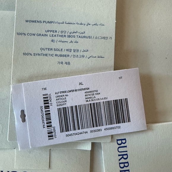 Burberry stride Loafers size EU 36.5 - Picture 9 of 9